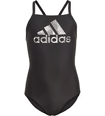 adidas Performance Maillot de Bain - Big Logo Costume - Noir/Bla