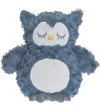 Teddykompaniet Soft Toy - Teddy Heaters - Owl - 35 cm - Blue