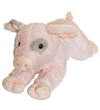 Teddykompaniet Knuffel - Liggend Varken - 30 cm - Roze