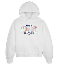 Tommy Hilfiger Hoodie - 1985 Varsity - White