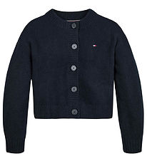 Tommy Hilfiger Cardigan - Strick - Pointelle - Desert Wolke