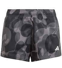 adidas Performance Shorts - JG TR-ES AOP SH - Schwarz/Grau/Wei