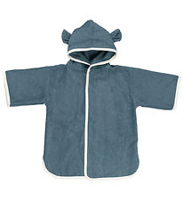 Fabelab Hooded Towel - Baby - Bear - Blue Spruce