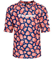 Hummel Badeshirt - UV40+ - hmlLucia - Navy Peony