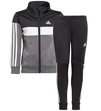 adidas Performance Tracksuit - Cardigan/Trousers - Black/White/G