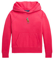 Polo Ralph Lauren Hoodie - Classics - Roze m. Logo