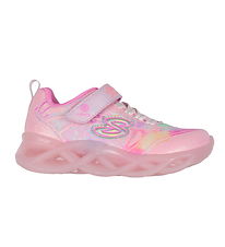 Skechers Shoe w. Lights - Twisty Brights - Light Pink/Multi
