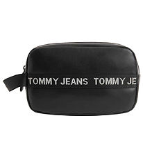 Tommy Hilfiger Toiletry Bag - TJM Essential Leather - Black