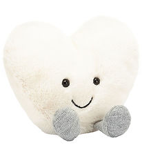 Jellycat Soft Toy - 12x11 cm - Amuseable Cream Heart Small