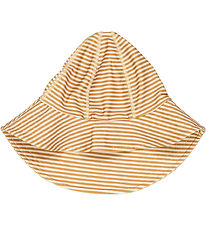 Wheat Sun Hat - UV40+ - Golden Green Stripe