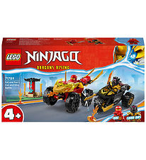 LEGO Ninjago - Le combat en voiture et en moto de Kai et Ras 71