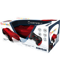 Kidywolf Afstandsbediening Auto - Kidycar - 1:12 - Rood