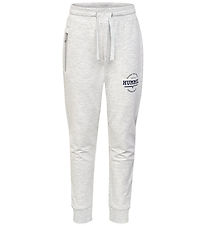 Hummel Sweatpants - hmlAsher - Light Grey Melange