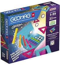 Geomag Magneetset - Glitter Panelen Gerecycled - 22 Onderdelen