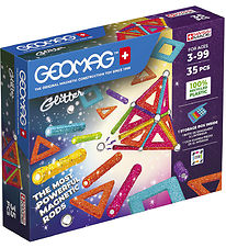 Geomag Magnet set - Glitter Panels Recycled - 35 Parts