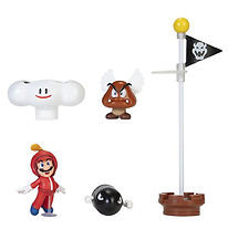 Super Mario Leiksett - Diorama sett - Cloud - 5 Partar
