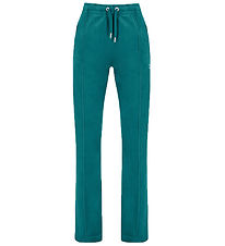 Juicy Couture Pantalon de Jogging - Velours - Deep Lagon