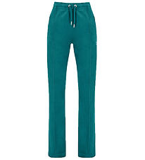 Juicy Couture Sweatpants - Velour - Deep Lagun