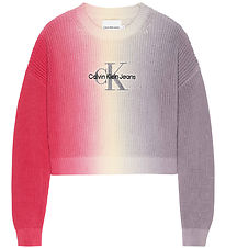 Calvin Klein Blouse - Knitted - Monogram Gradient - Auburn
