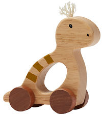 Kids Concept Wooden Toy - Dino - 14 x 13.5 cm - Brown