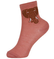 DYR-Cph Socks - ANIMAL Gallop - Old Rose Elephant