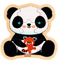 Djeco Jigsaw Puzzle - 9 Bricks - Wood - Panda