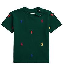 Polo Ralph Lauren Stuttermabolur - Grænt M. Merki