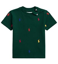 Polo Ralph Lauren T-shirt - Grn m. Logotyper