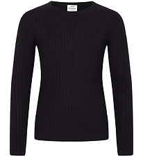 Mads Nørgaard Bluse - Rib - Talika Top - Black