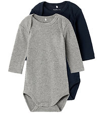 Name It Bodysuit l/s - Noos - NbnBody - 2-Pack - Dark Sapphire