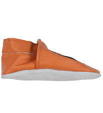 DYR Soft Sole Leather Shoes - ANIMAL Playshoe - Orange Tiger