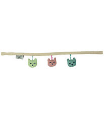 by ASTRUP Doll carriage chain - Cats - Pink/Green