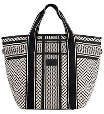 Lala Berlin Shopper - East West Tote Marin - Heritage Stripe Bla