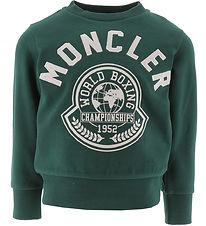 Moncler Sweatshirt - Grn/Vit