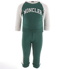Moncler Sweat Set - Green/White