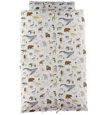 Nørgaard Madsens Bedding - Baby - White w. Animals