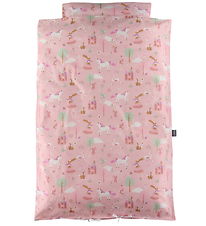 Nrgaard Madsens Bedding - Adult - Pink w. Adventure garden