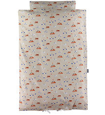 Nørgaard Madsens Bedding - Baby - Sand w. Fire trucks
