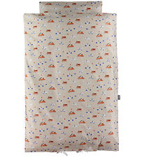 Nørgaard Madsens Bedding - Junior - Sand w. Fire trucks