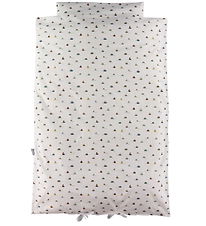 Nørgaard Madsens Bedding - Baby - White w. Sailing ships
