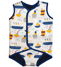 Splash About Våtdräkt - Baby Wrap - UV50+ - Bogserbåt