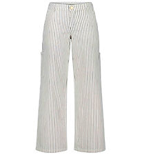 Sofie Schnoor Meisjes Broek - Off White Gestreept