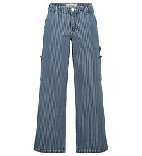Sofie Schnoor Filles Jeans - Light Blue Rayures