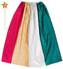 Meri Meri Costumes - Mtallique Rainbow Cape et baguette