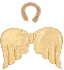 Meri Meri Costume - Gold Quilted Angel Wings