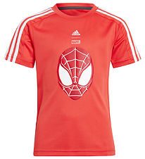 adidas Performance T-Shirt - LB DY SM T - Rouge/Blanc