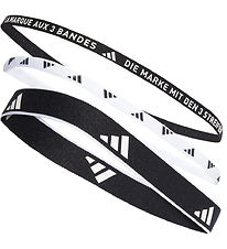 adidas Performance Headband - 3-Pack - Black/White