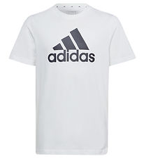 adidas Performance T-shirt - U BL Tee - White/Black