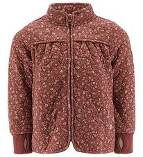 Wheat Thermo Jacket - Thilde - Red Flowers