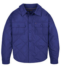 Tommy Hilfiger Jacket - Padded Overshirt - Navy Voyage